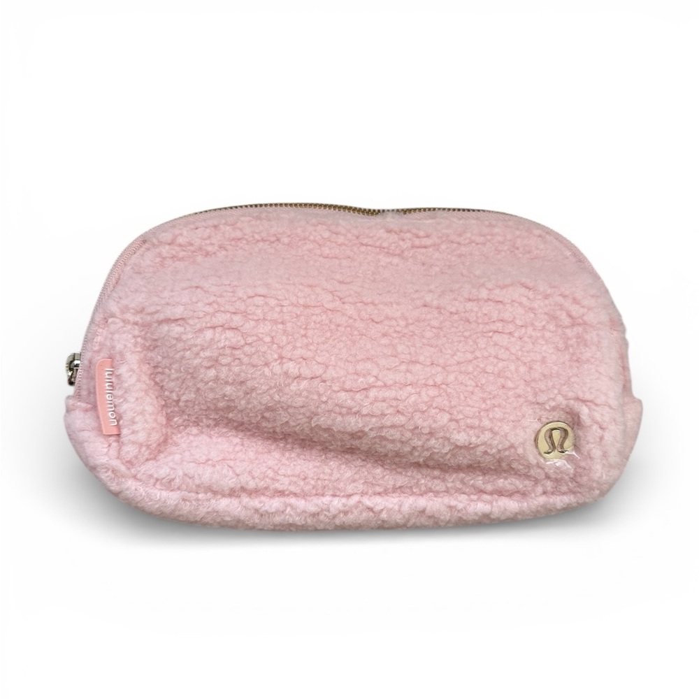 Lululemon Pink Sherpa Belt Bag
